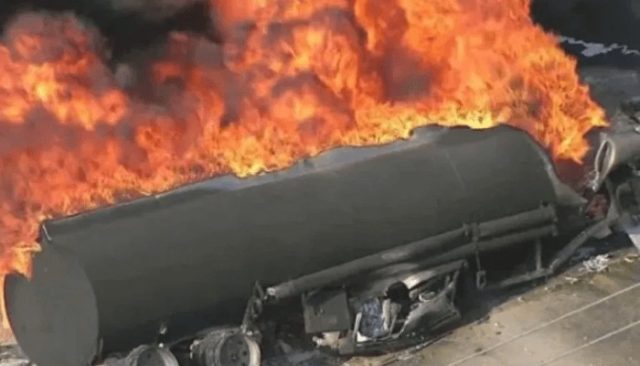 Tanker explosion on Bida–Agaie–Lapai–Lambata–Diko Road in Niger State