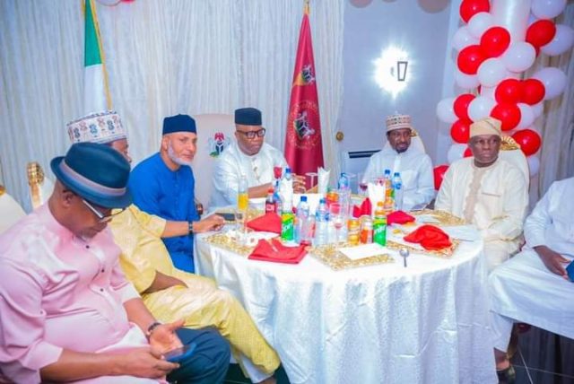 Akpabio breaks fast with Muslim colleagues 