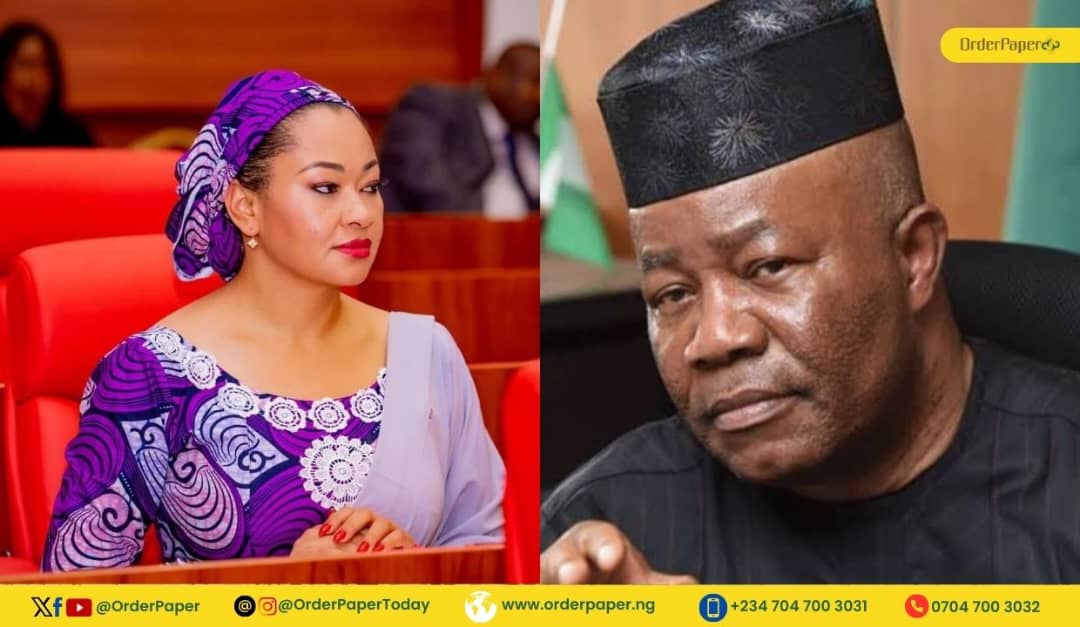 ‘We are not in a night club’ – Akpabio shuts down Natasha 
