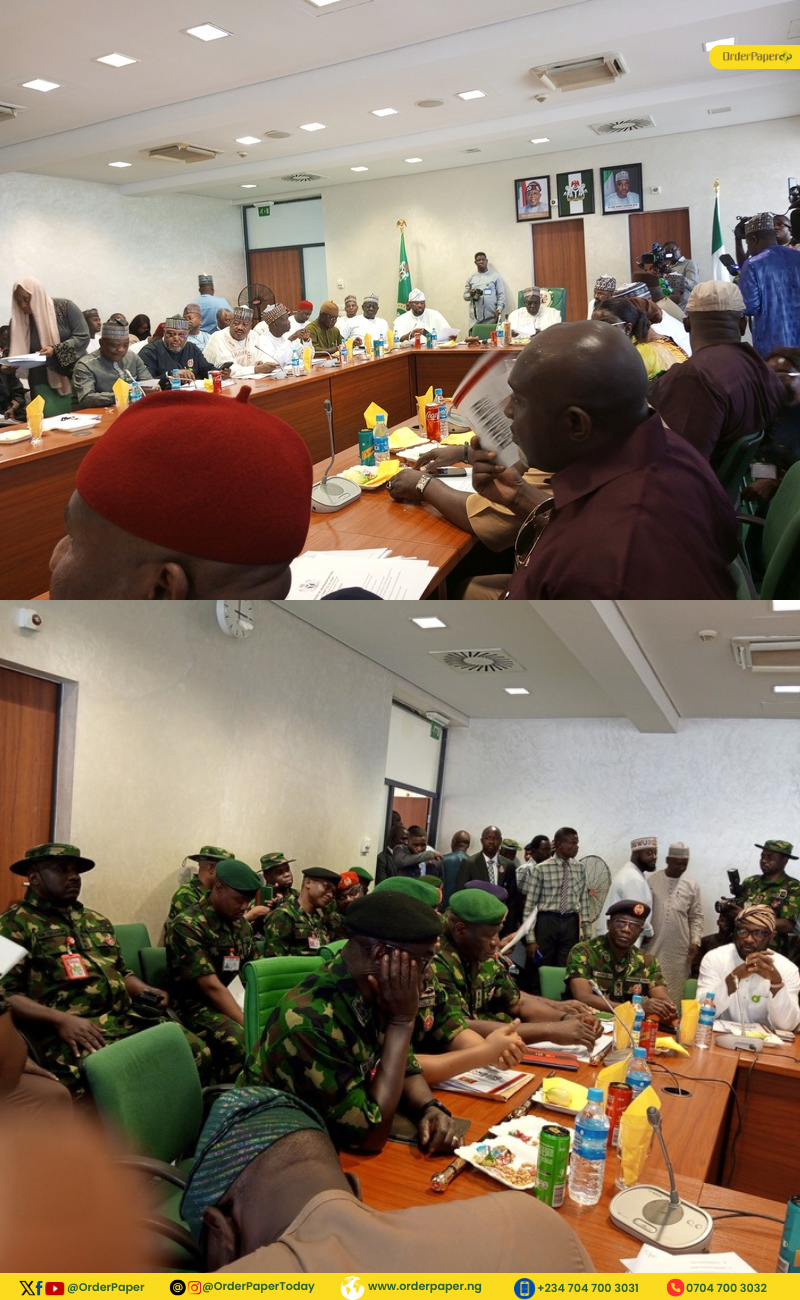 2025 Budget Defence: Reps committee on Army holds session in camera 