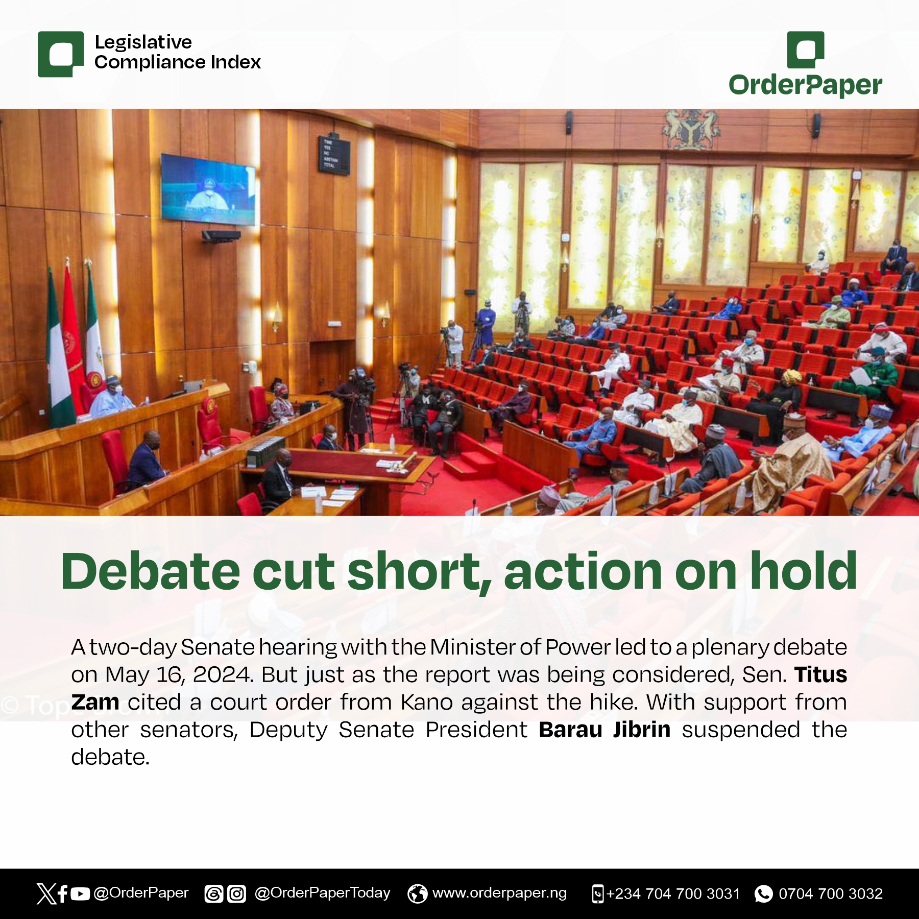 Electricity tariff hikes and deafening silence from senate