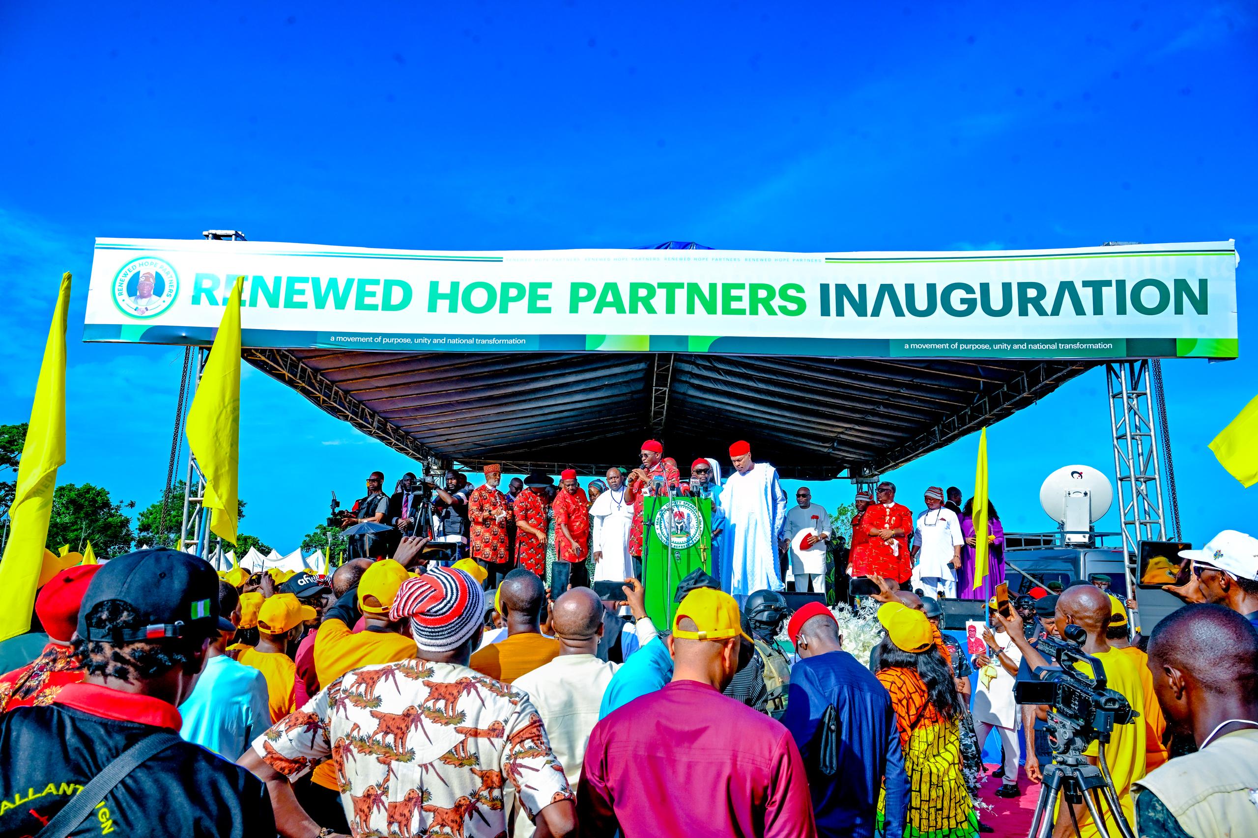 Kalu inaugurates renewed hope partners