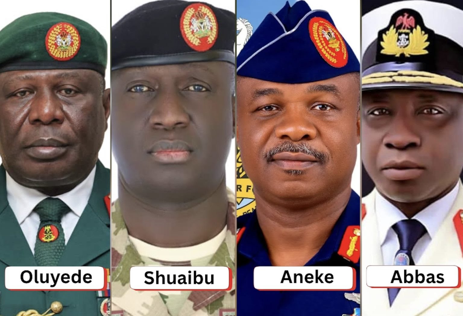 New Service Chiefs