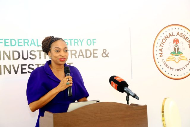 Minister of Industry, Trade and Investment, Dr. Jumoke Oduwole