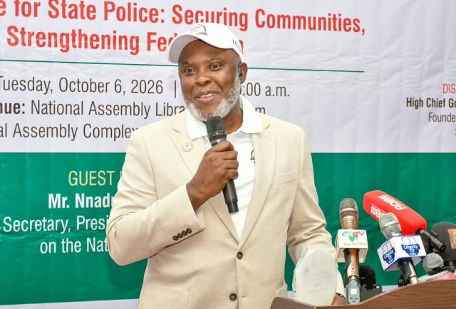 The Executive Secretary of the National Assembly Library Trust Fund(NALTF), Hon. Henry Nwawuba